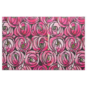 Fabric-Abstrakt-Charles Rennie Mackintosh 1 Tyg