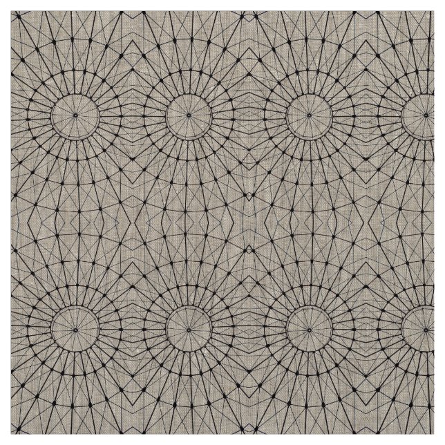 Fabric, abstrakt nature linjer tyg (Provkarta)