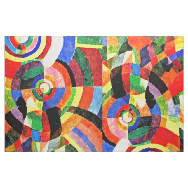 Fabric-Abstrakt-Robert Delaunay 6 Tyg (Fat Quarter)