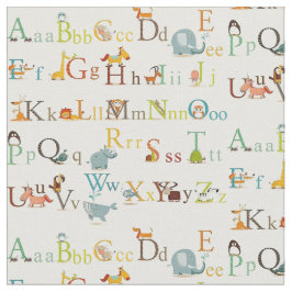Fabric - Alphabet Tyg