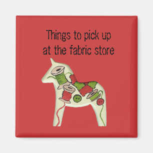Fabric-arkivlistmagnet Magnet