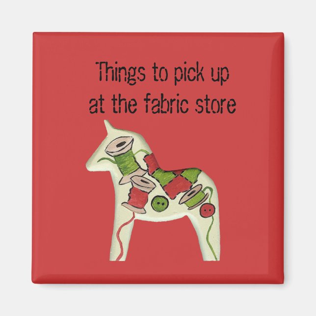 Fabric-arkivlistmagnet Magnet (Framsidan)