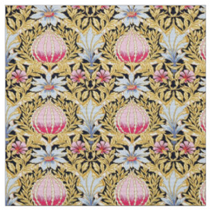 Fabric - Blommönstret Art nouveau Tyg