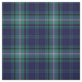 Fabric - Blue & Grönt Tartan Tyg