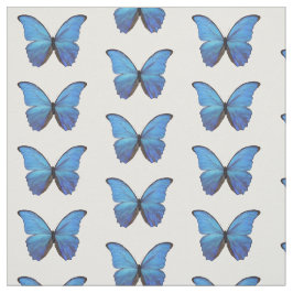 Fabric - Blue Morpho Butterflies Tyg