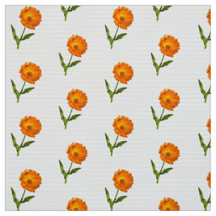 Fabric - Calendula-Blommar Tyg