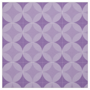 Fabric - Circles and Diamonds in three Shades Tyg