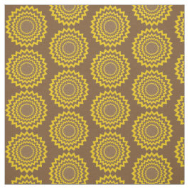 Fabric - Concentric Jagged Circles Tyg