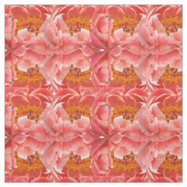 Fabric - Coral Peony Tyg