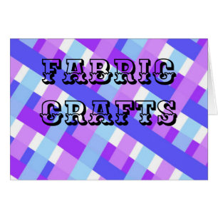 Fabric Crafts Hälsningskort