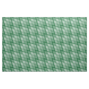 Fabric - Diamond Fish Mönster Tyg