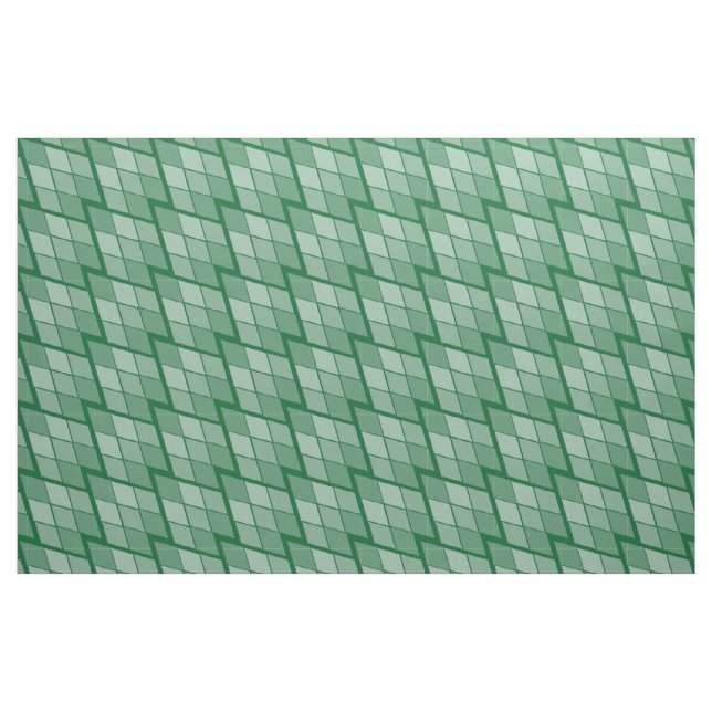 Fabric - Diamond Fish  Mönster Tyg (Fat Quarter)