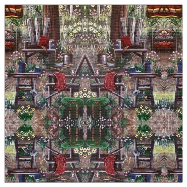 Fabric för camping Paradise Tyg (Provkarta)