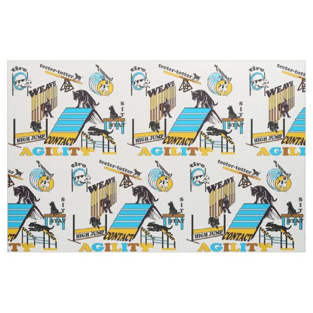 Fabric för hundälskare tyg (Yard)