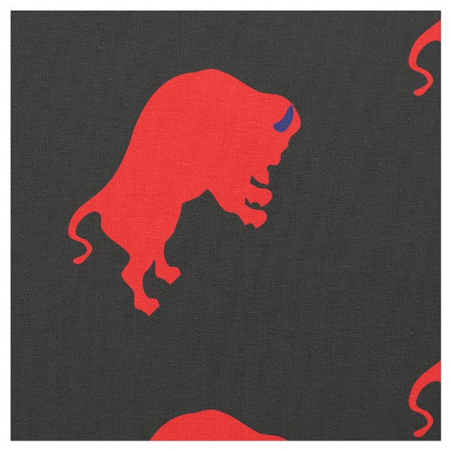 Fabric för röda kulor, svart tyg (Närbild)