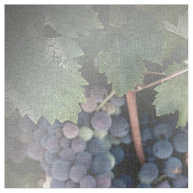 Fabric - Grapes on the Vine Tyg (Närbild)