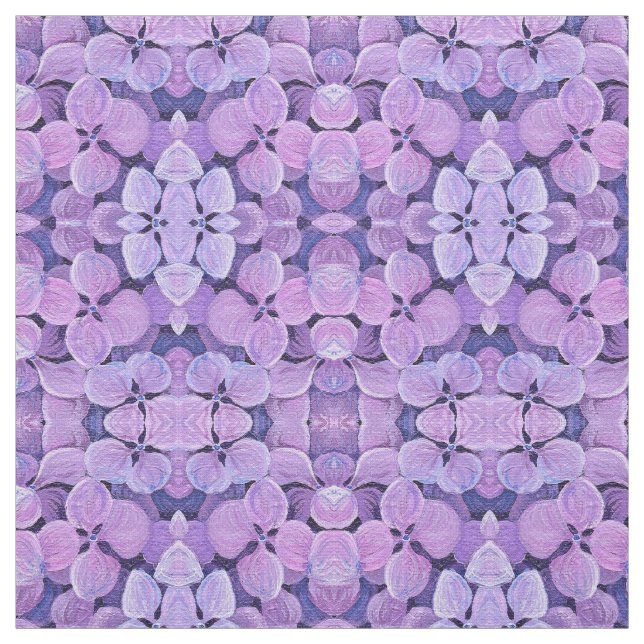 Fabric - Lavender Hydrangea Tyg (Provkarta)