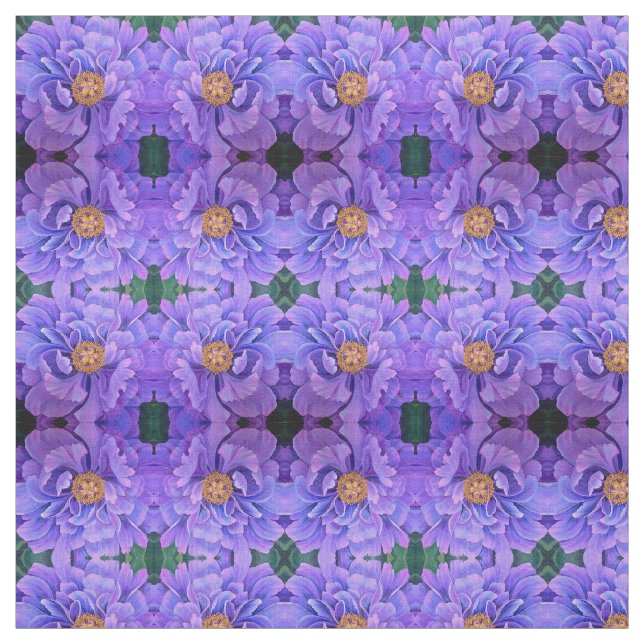 Fabric - Lavender Peony Tyg (Provkarta)