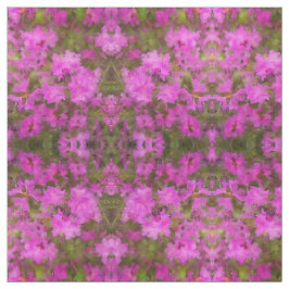 Fabric - Lila Watercolor Rhododendrons Tyg
