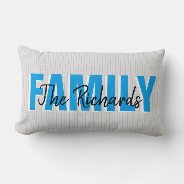Fabric mönster lumbarkudde (Framsida)