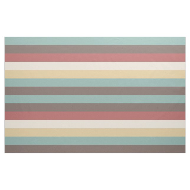 Fabric Mönster sydöstra Färg Rand Tyg (Fat Quarter)