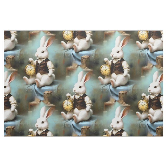 Fabric Panel Storybook Bunny Tyg (Fat Quarter)