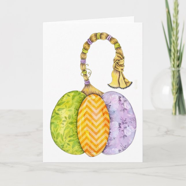 Fabric Pumpkin Kort (Framsida)