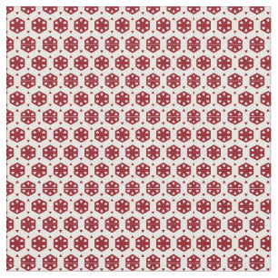 Fabric - Red Florets Tyg