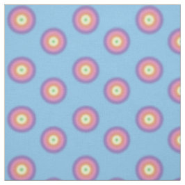 Fabric - regnbågscirklar på Blue Tyg