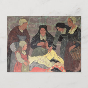 Fabric Seller, 1898 Vykort