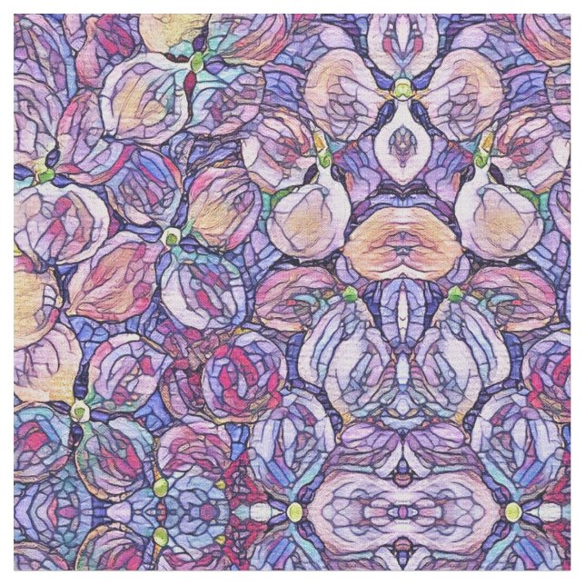 Fabric SG Hydrangeas Tyg (Närbild)