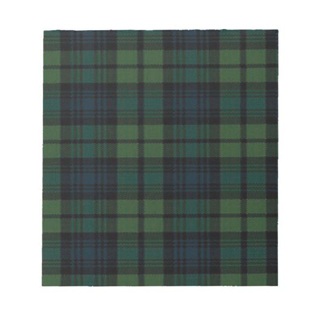 Fabric Tartan Anteckningsblock (Framsida)
