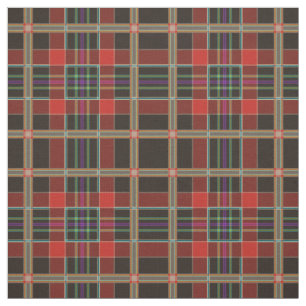 Fabric (Tartan) med flera Färg Tyg