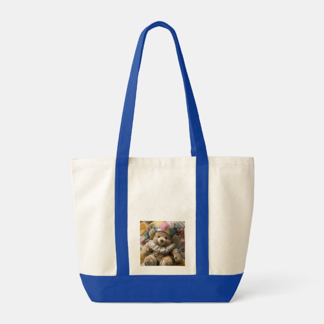 "Fabric Tote Design – Personalized diaper bag  Tygkasse (Baksida)