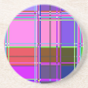 Fabric Trasa Färg Squares Underlägg