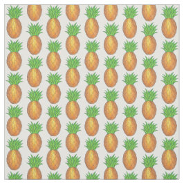 Fabric Tropical Pineapple Pineapples Tyg