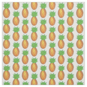 Fabric Tropical Pineapple Pineapples Tyg