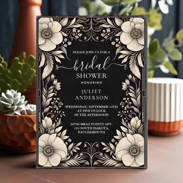 Fabric Velvet Snöre Linen Papper Möhippa Inbjudningar (Skapare uppladdad)
