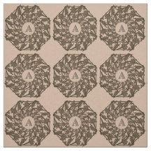 Fabric - Woven Löv with Initial