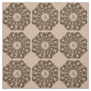 Fabric - Woven Löv with Initial Tyg