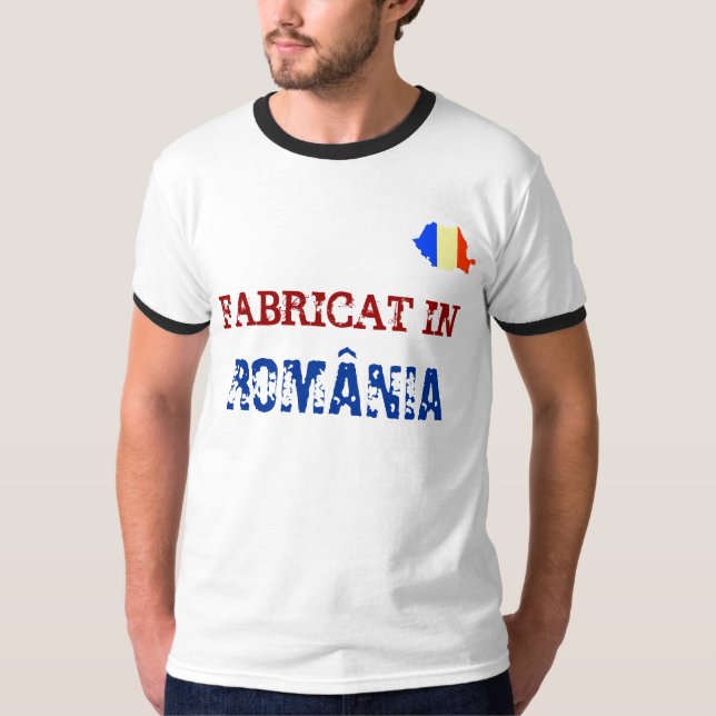 Fabricat i rumänien t shirt (Framsida)