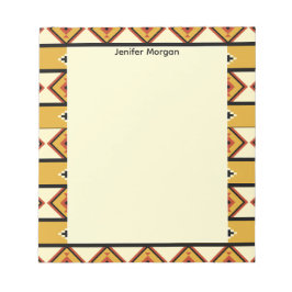 Fabrics Border Stylish Patterns Personalized Anteckningsblock