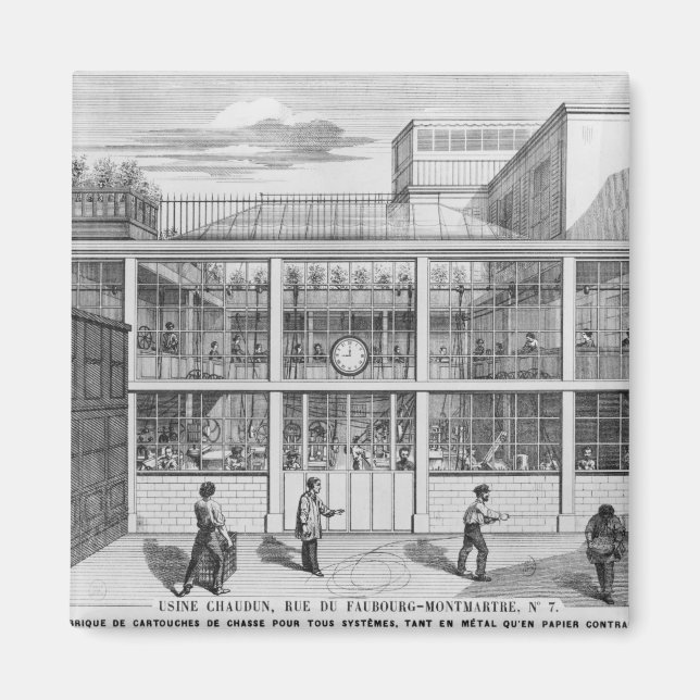 Fabrik för pistol patroner, Usine Chaudun Magnet (Framsidan)