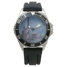 Fabrik i Moonlight (urbana landskapet) (Luce) Armbandsur