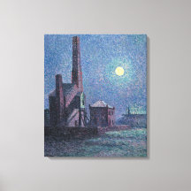 Fabrik i Moonlight (urbana landskapet) (Luce)