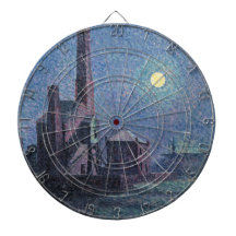 Fabrik i Moonlight (urbana landskapet) (Luce)