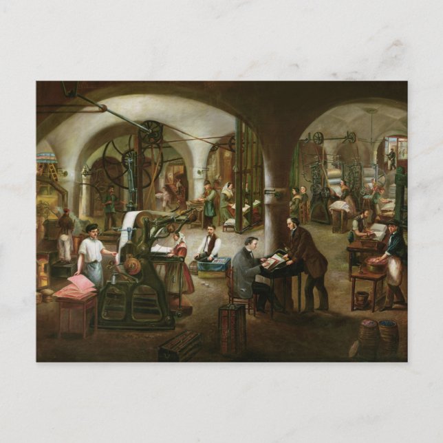 Fabrik i Rue d'Aubagne, 1861 Vykort (Framsida)