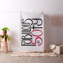 Fabrikat vid 50 röda Fabric Tyg