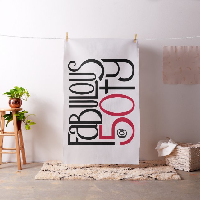 Fabrikat vid 50 röda Fabric Tyg (In Situ)
