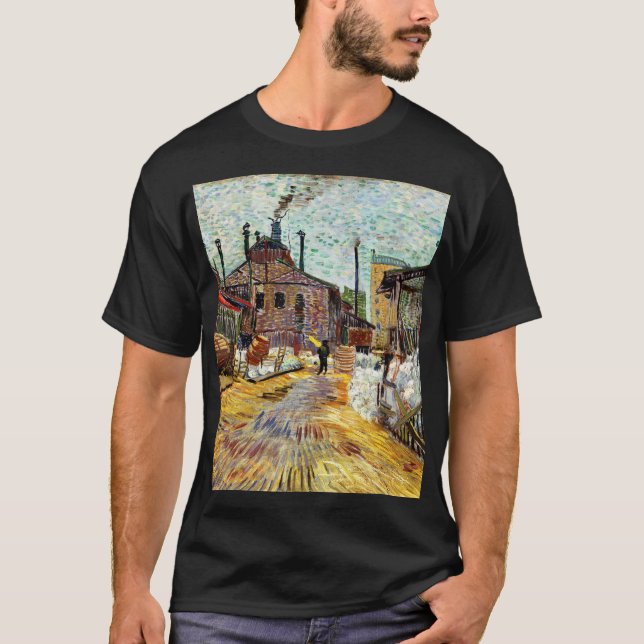 Fabriken (1887) av Vincent Van Gogh T Shirt (Framsida)